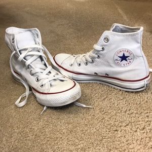 White High Top Converse